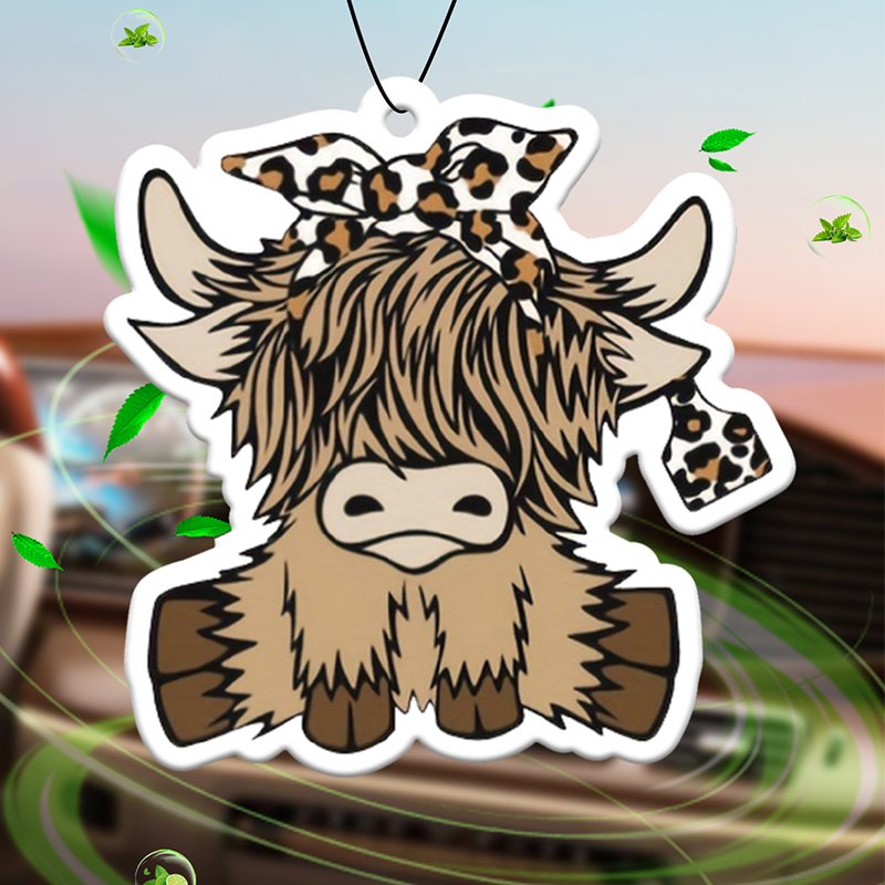 Cartoon Highland Cow Hilton (H - Home Bathroom Freshener のレビューと価格