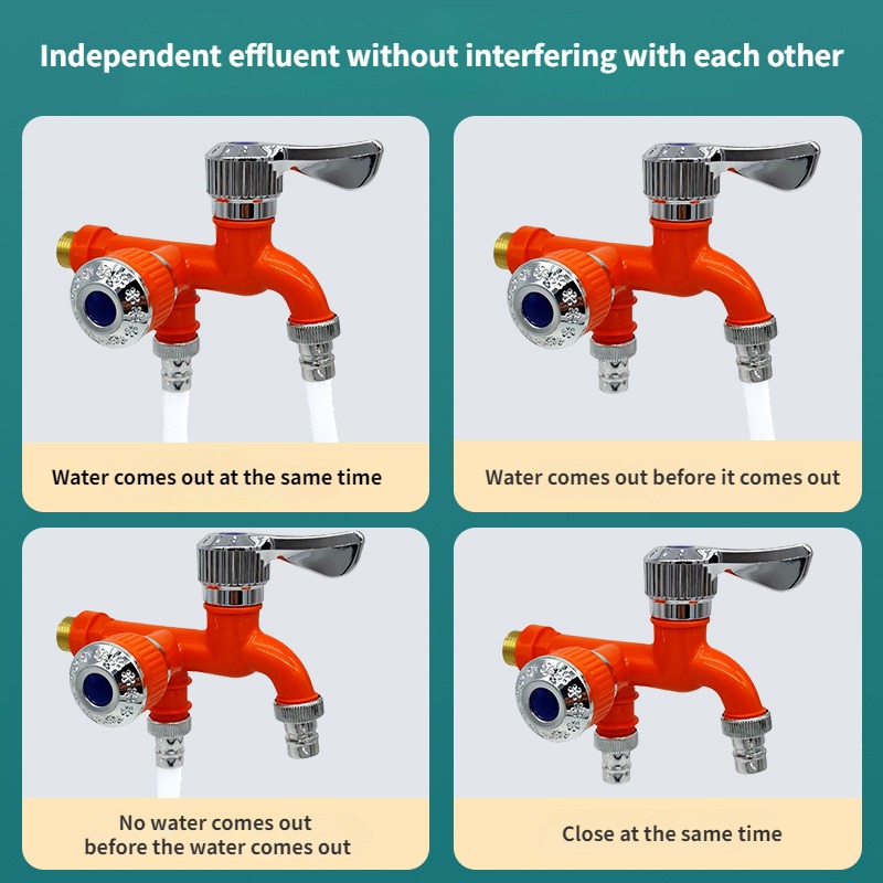 Faucet Double Outlet Dual Cont - Home Outlet Bathroom のレビューと価格