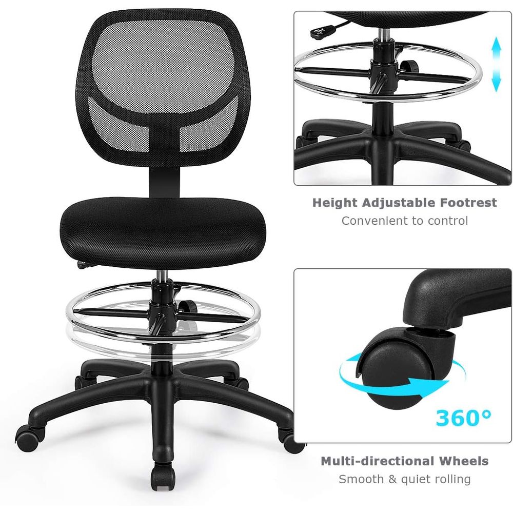 Ergonomic Black Mesh Swivel Of - Home & Bathroom Building Products Pte Ltd のレビューと価格