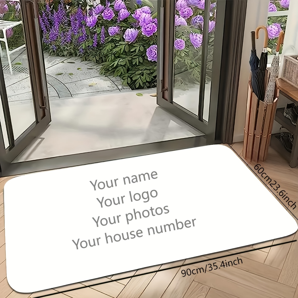 Customizable DIY Mat Entrance  - Home Bathroom Name のレビューと価格