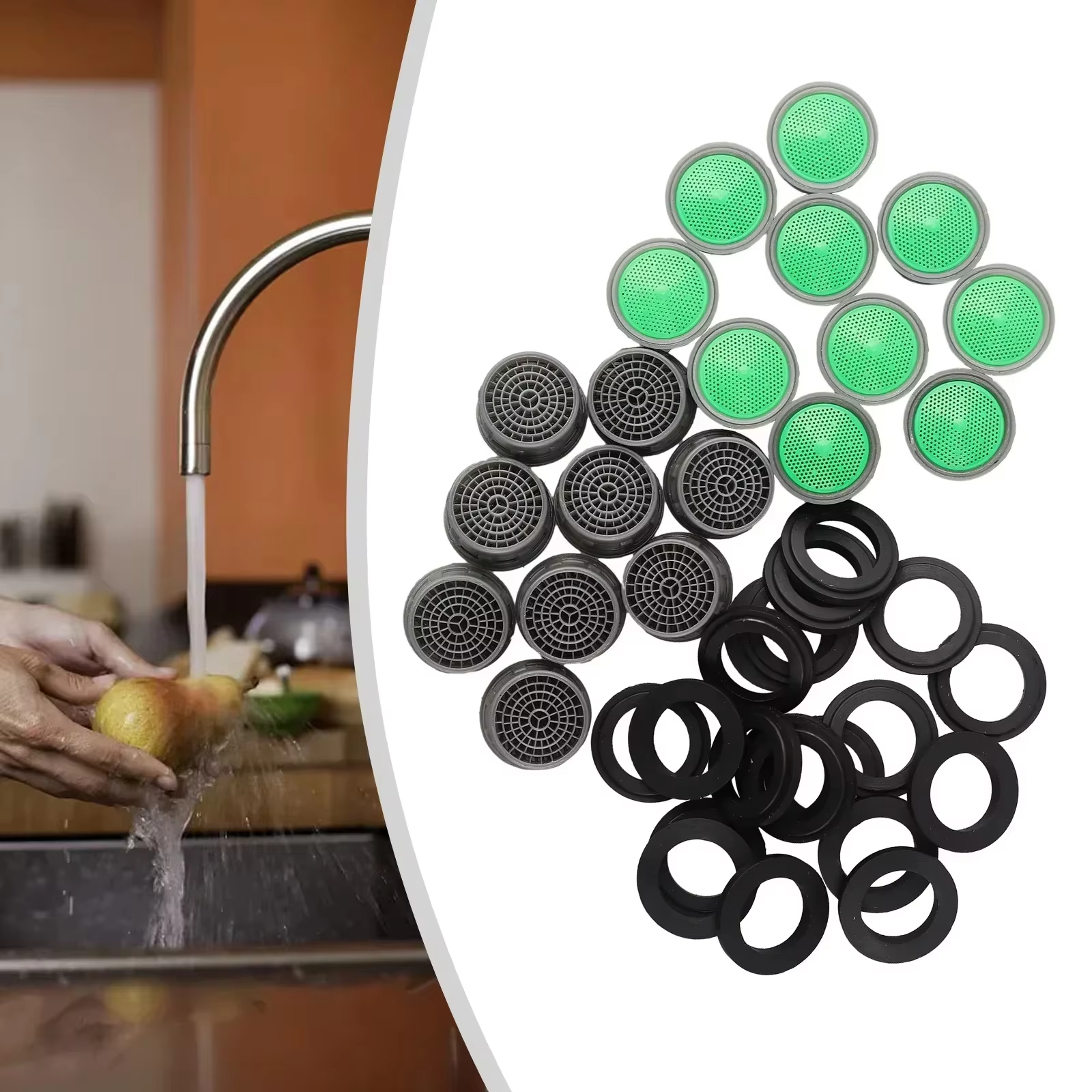 20 PCS Faucet Aerator Flow Res - Basin Mixer Tap のレビューと価格