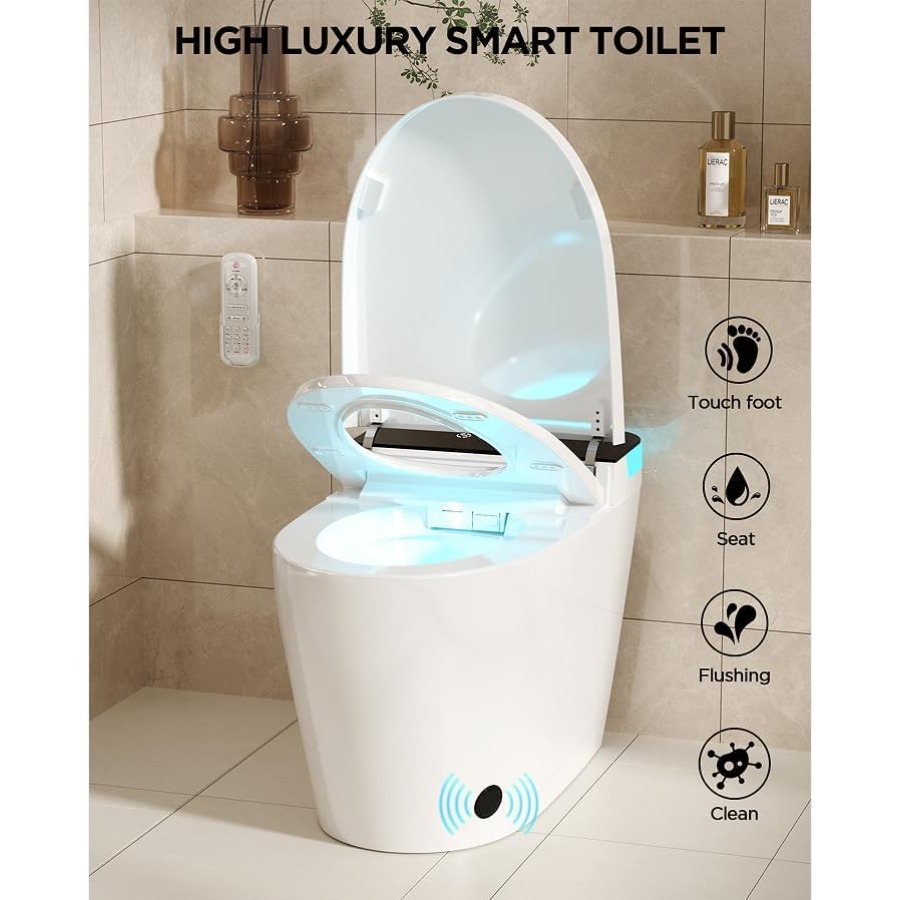 Bathroom smart toilet with hea - Home Bathroom Toilet のレビューと価格