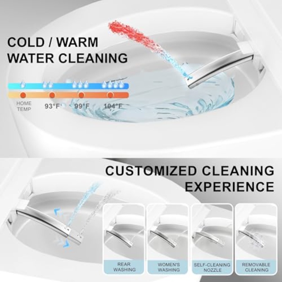 Bathroom smart toilet with hea - Home Bathroom Toilet のレビューと価格