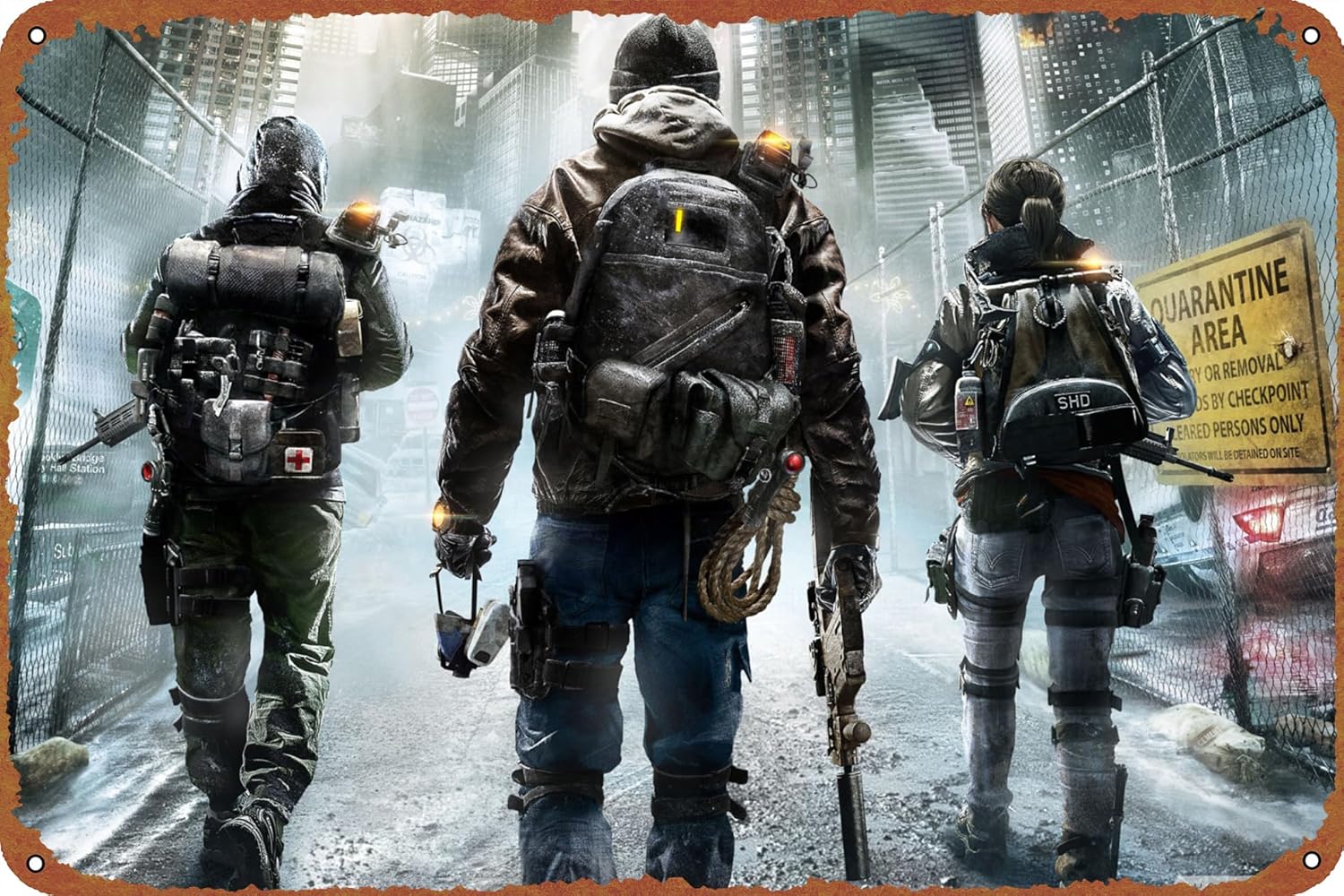 Tom Clancys The Division 2015  - Home Bathroom Wall Decor のレビューと価格
