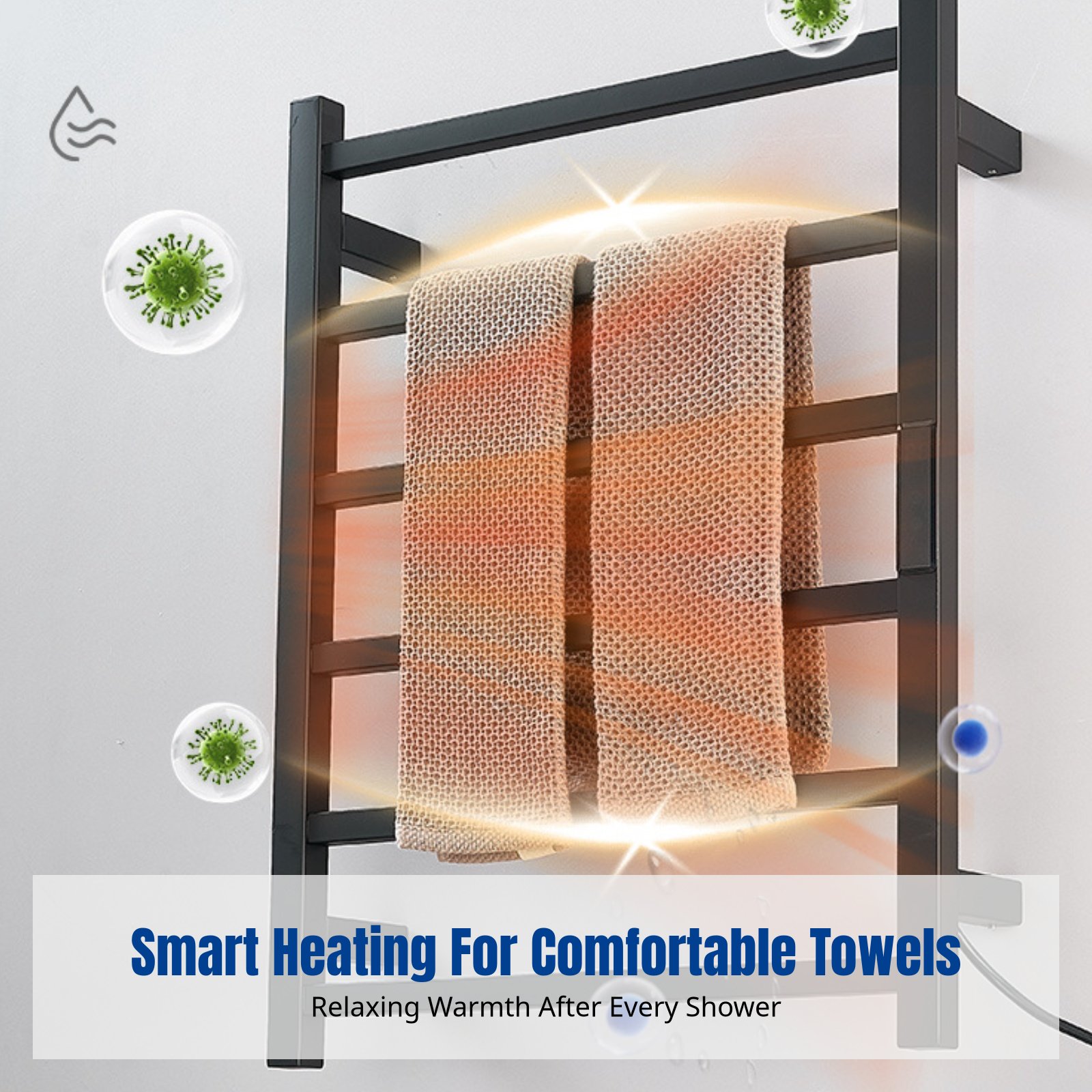 Smart Electric Towel Rack, Hea - Towel Warmer Electric のレビューと価格