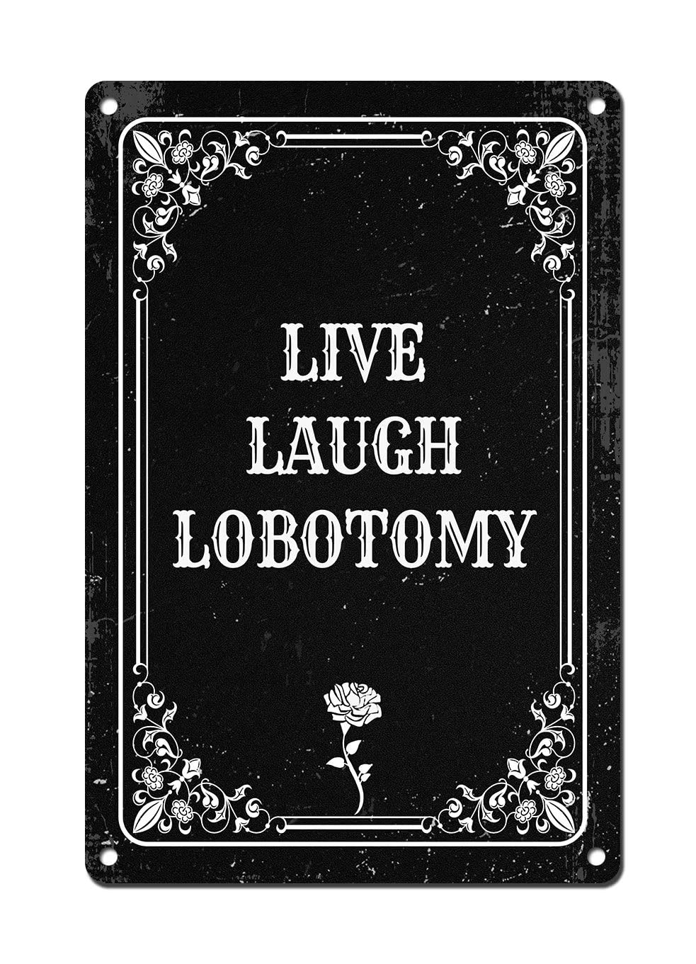 Live Laugh Lobotomy - Vintage  - Home Bathroom Wall Decor のレビューと価格