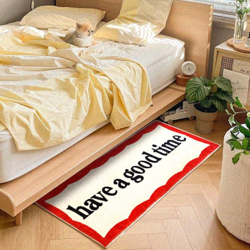 VIKAMA Cute Red Blue Carpet So - Home Goods Bathroom Rugs のレビューと価格