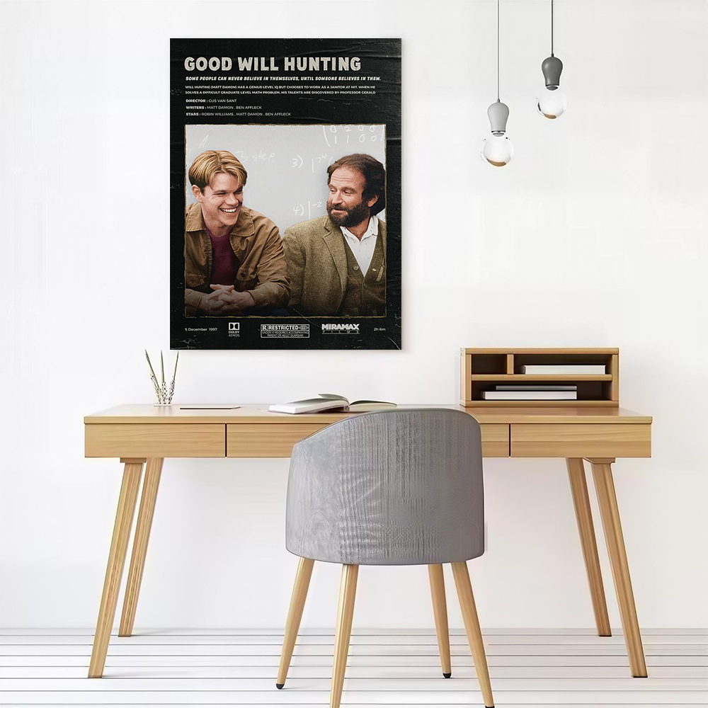 Good Will Hunting Movie Canvas - Home Goods Bathroom Decor のレビューと価格