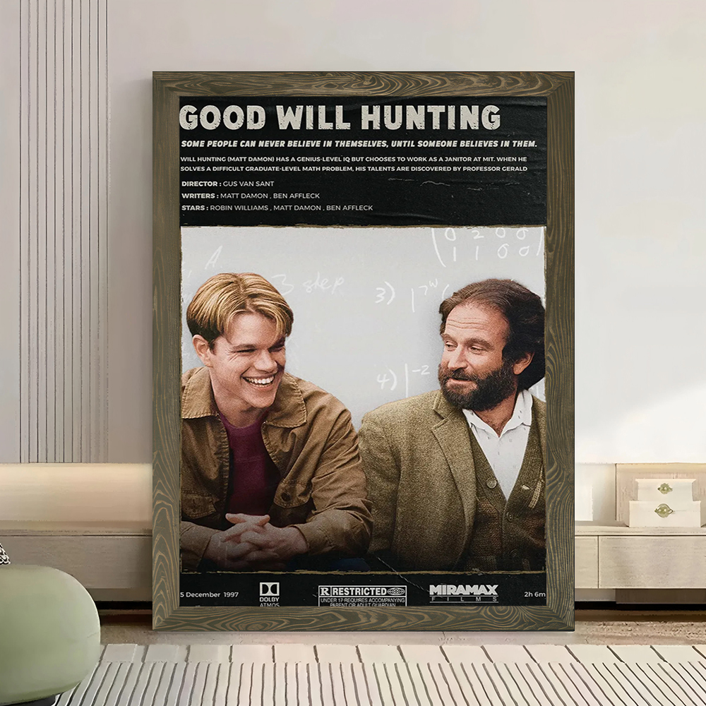 Good Will Hunting Movie Canvas - Home Goods Bathroom Decor のレビューと価格