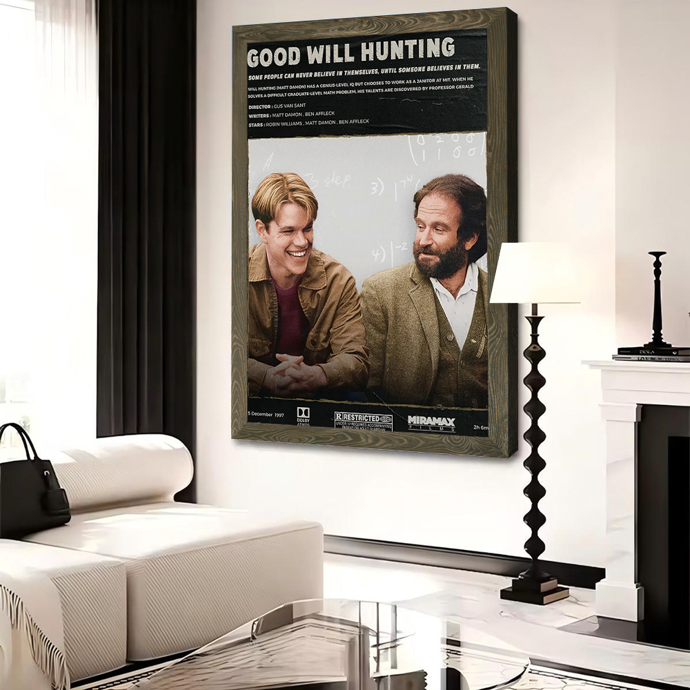 Good Will Hunting Movie Canvas - Home Goods Bathroom Decor のレビューと価格