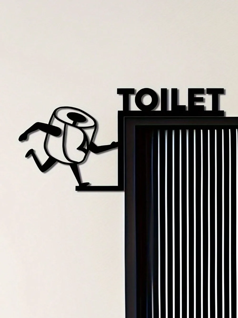 Humorous Toilet Paper Out Meta - Home Bathroom Door のレビューと価格