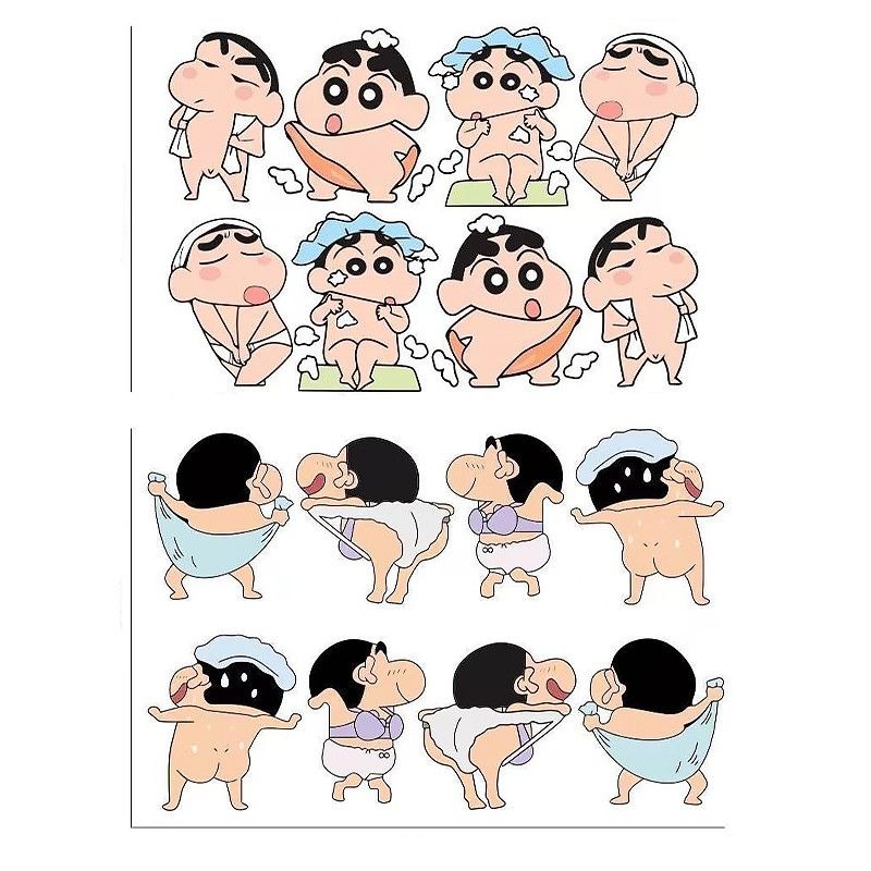 Crayon Shin-chan cartoon carto - Home Bathroom Wall Decor のレビューと価格