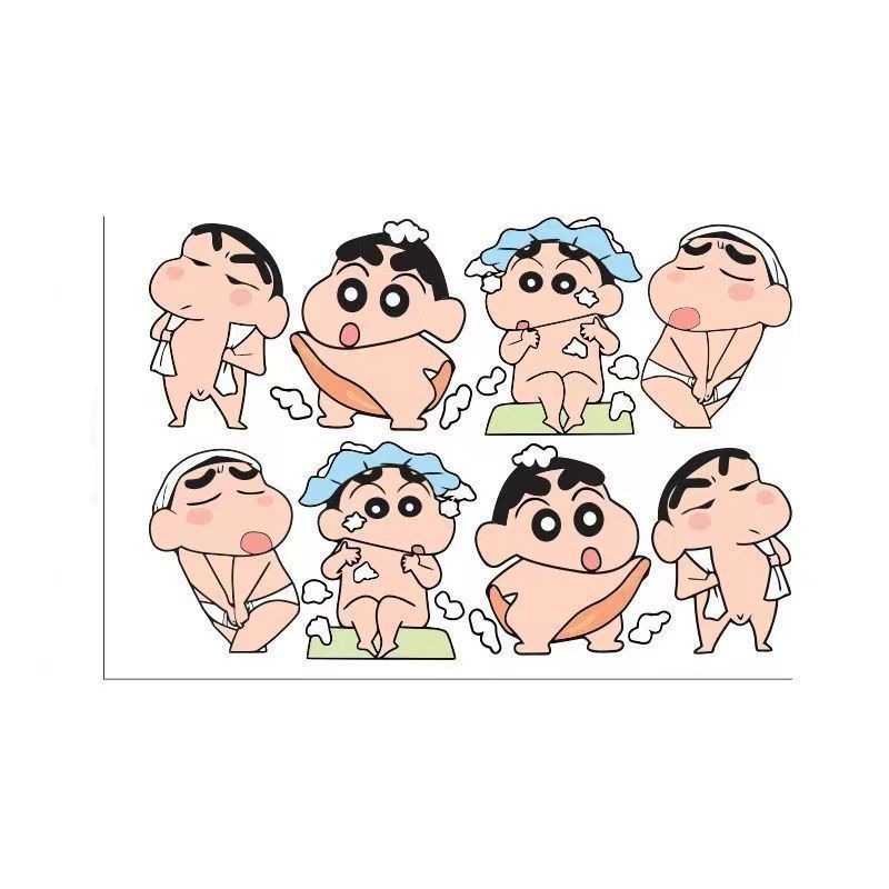 Crayon Shin-chan cartoon carto - Home Bathroom Wall Decor のレビューと価格