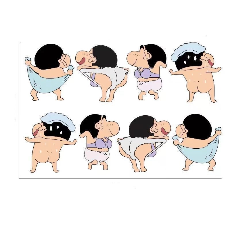 Crayon Shin-chan cartoon carto - Home Bathroom Wall Decor のレビューと価格