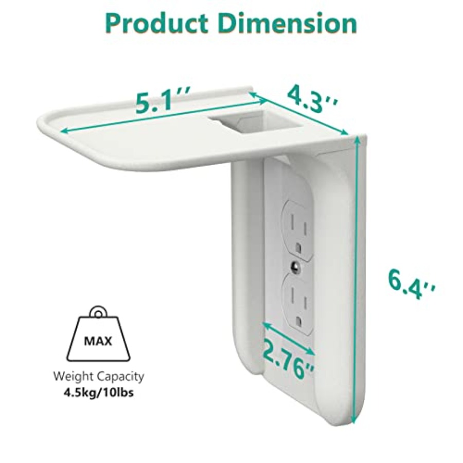 Outlet Shelf Wall Holder, Bath - Home Outlet Bathroom のレビューと価格