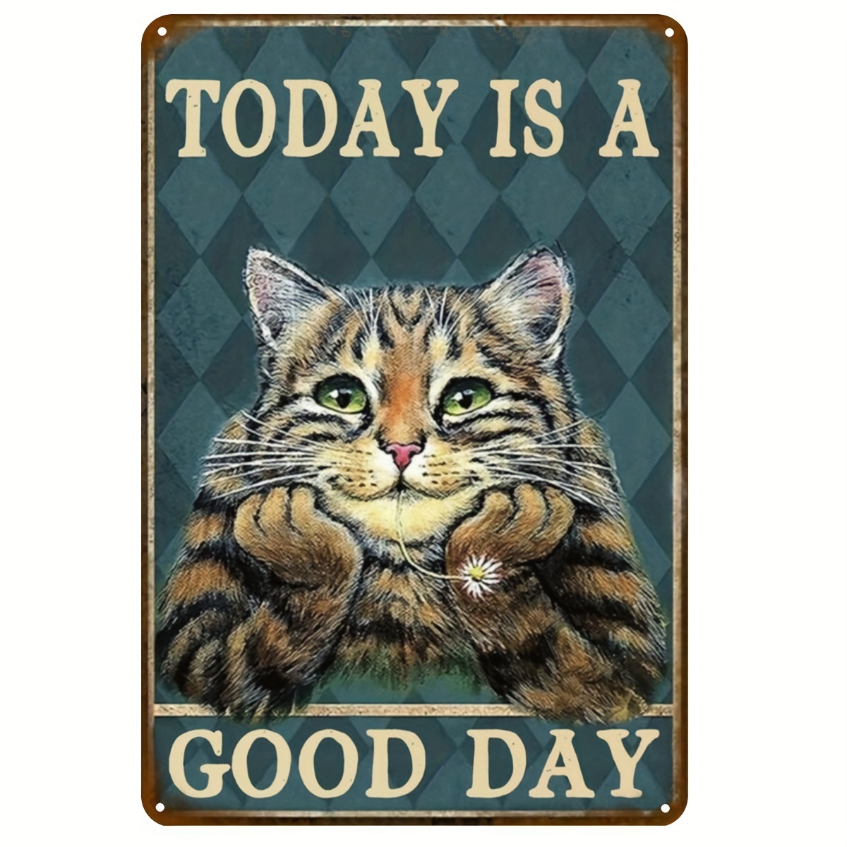 A Metal Tin Sign (8''x12''/20c - Home Goods Bathroom Decor のレビューと価格