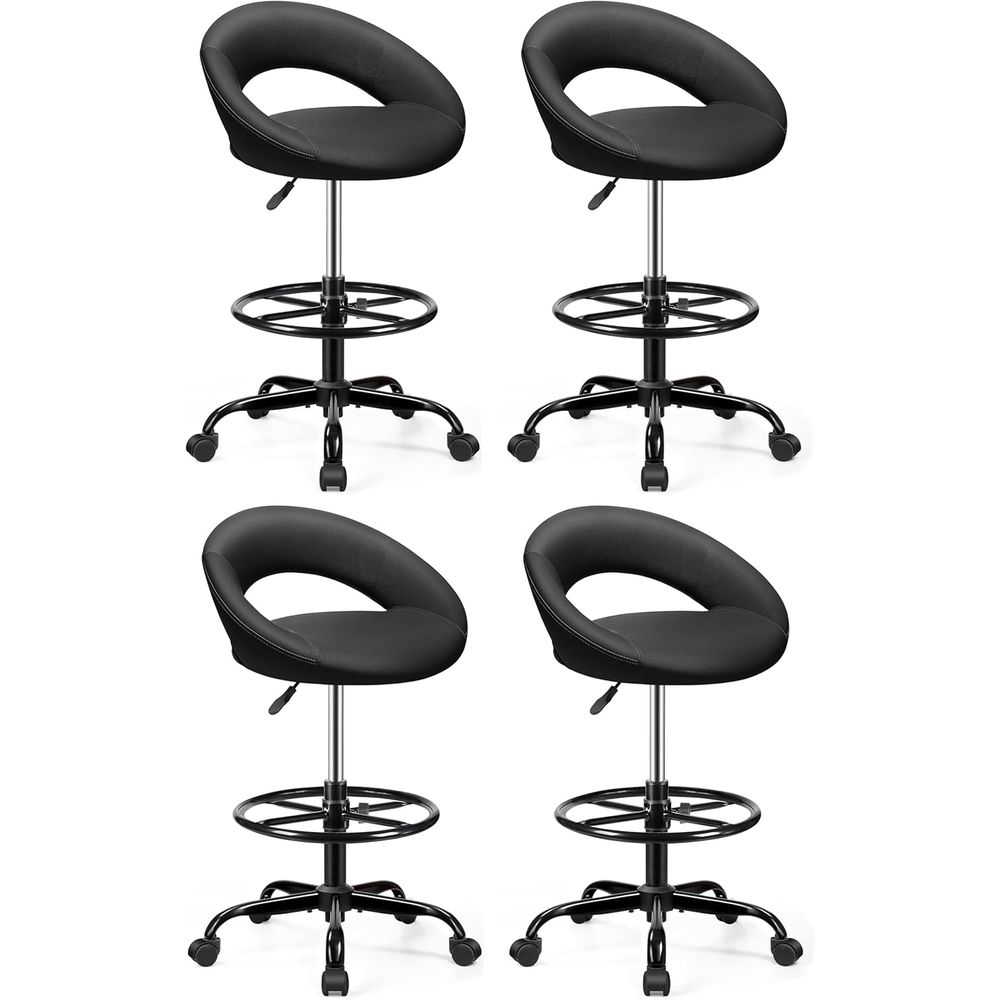 Adjustable Swivel Bar Stools w - Home & Bathroom Building Products Pte Ltd のレビューと価格