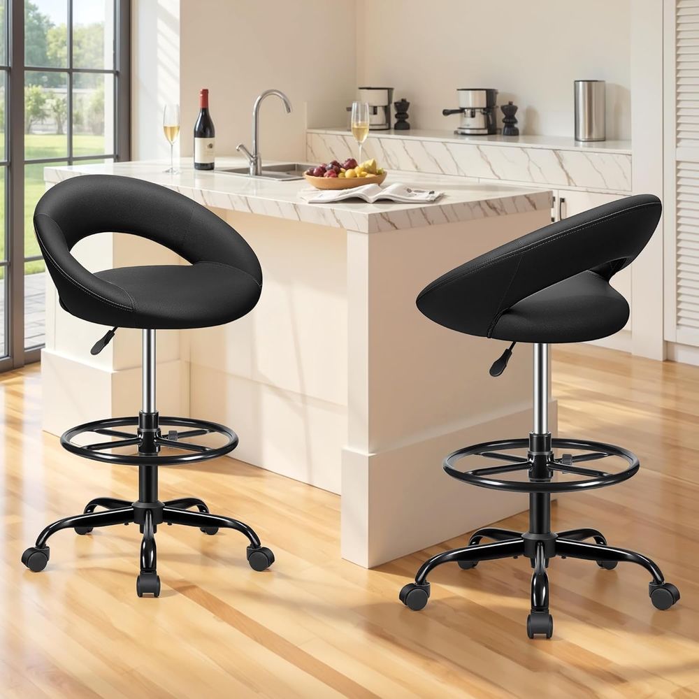 Adjustable Swivel Bar Stools w - Home & Bathroom Building Products Pte Ltd のレビューと価格
