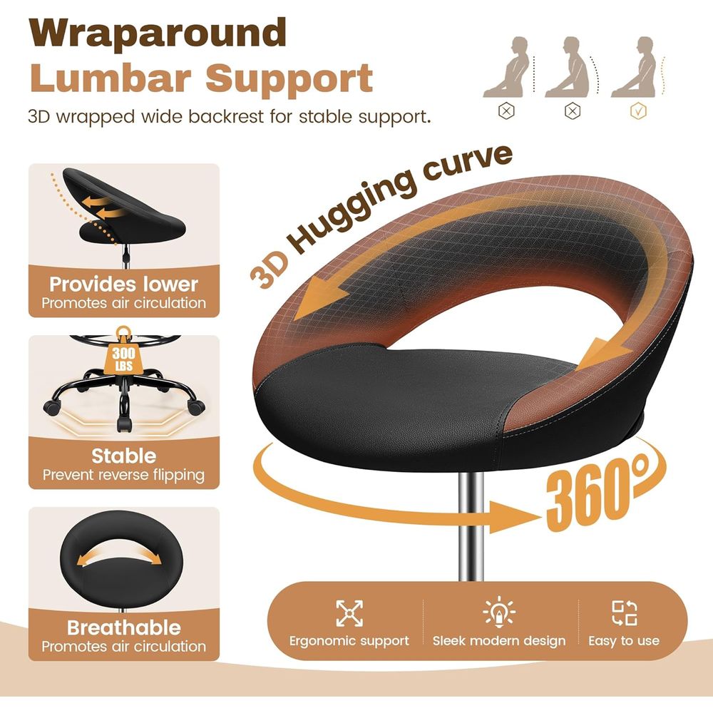 Adjustable Swivel Bar Stools w - Home & Bathroom Building Products Pte Ltd のレビューと価格