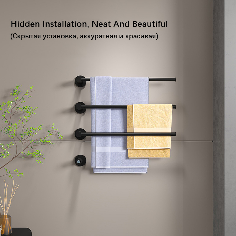 Black/Chrome/Brushed Gold Hidd - Towel Warmer Electric のレビューと価格