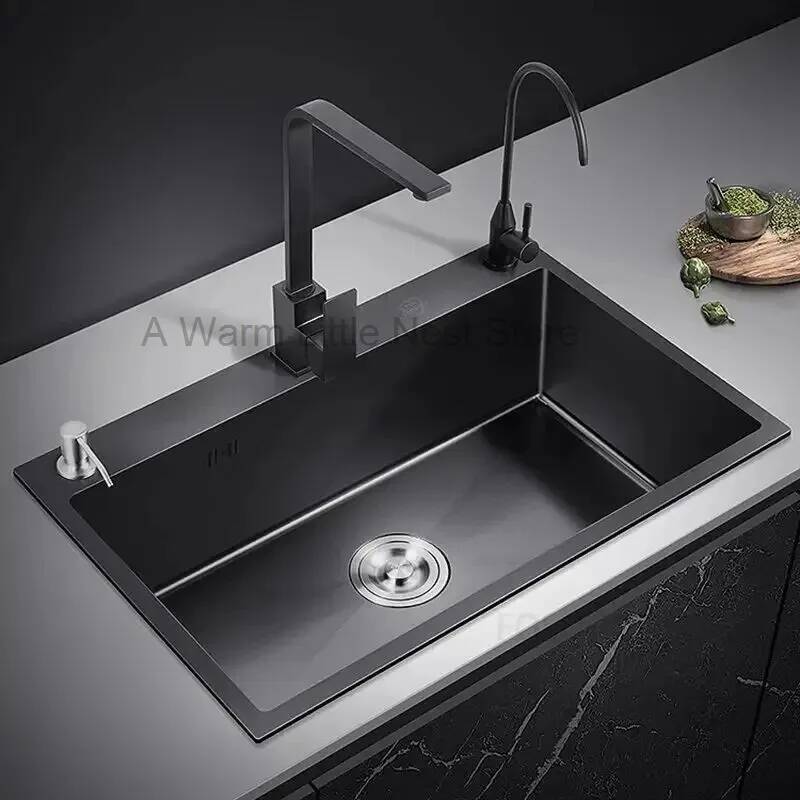 Bathroom Black Nano Kitchen Si - Home One Bathroom Accessories のレビューと価格