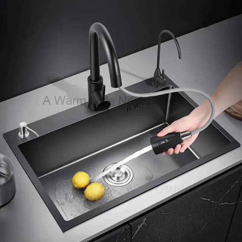 Bathroom Black Nano Kitchen Si - Home One Bathroom Accessories のレビューと価格