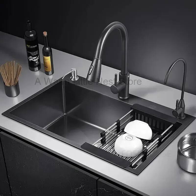 Bathroom Black Nano Kitchen Si - Home One Bathroom Accessories のレビューと価格