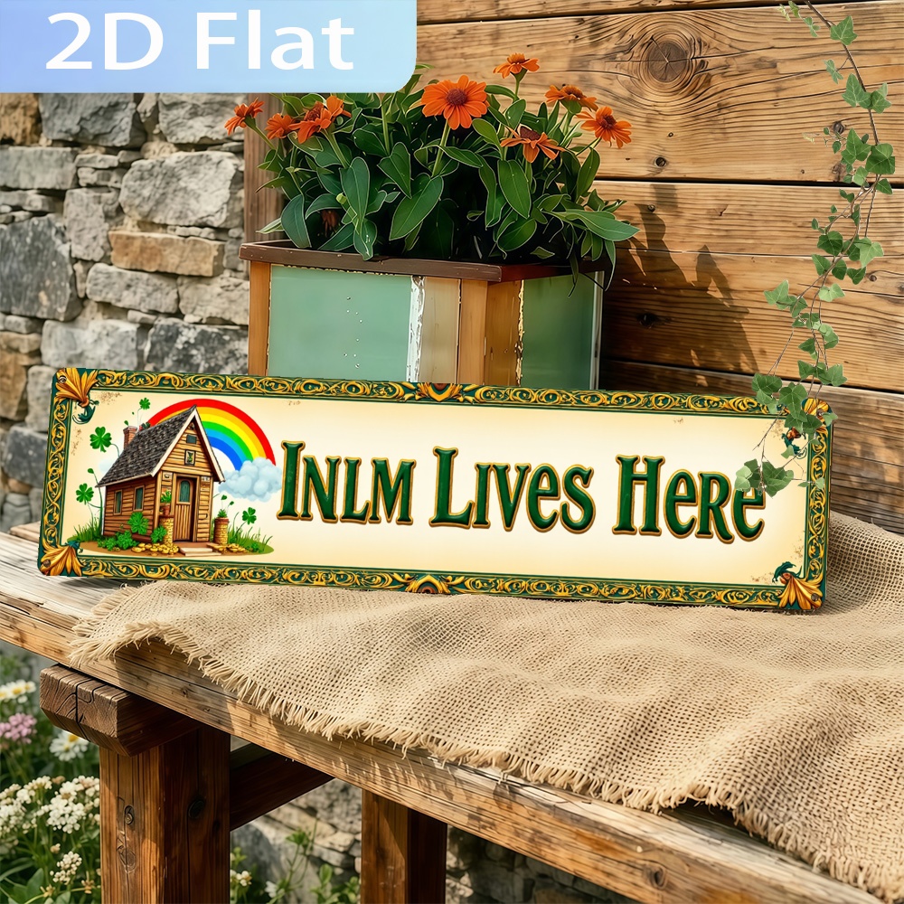 2D Flat, Vintage 'INLM Lives H - Home Bathroom Name のレビューと価格