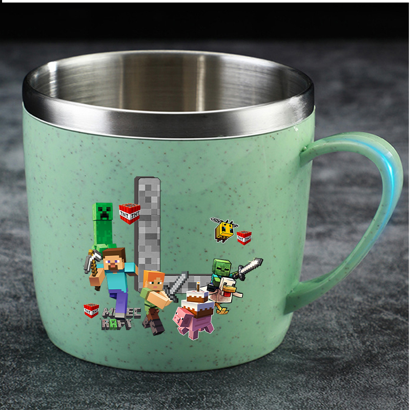 Minecrafted Water Cup for Boy  - Home Edit Bathroom のレビューと価格