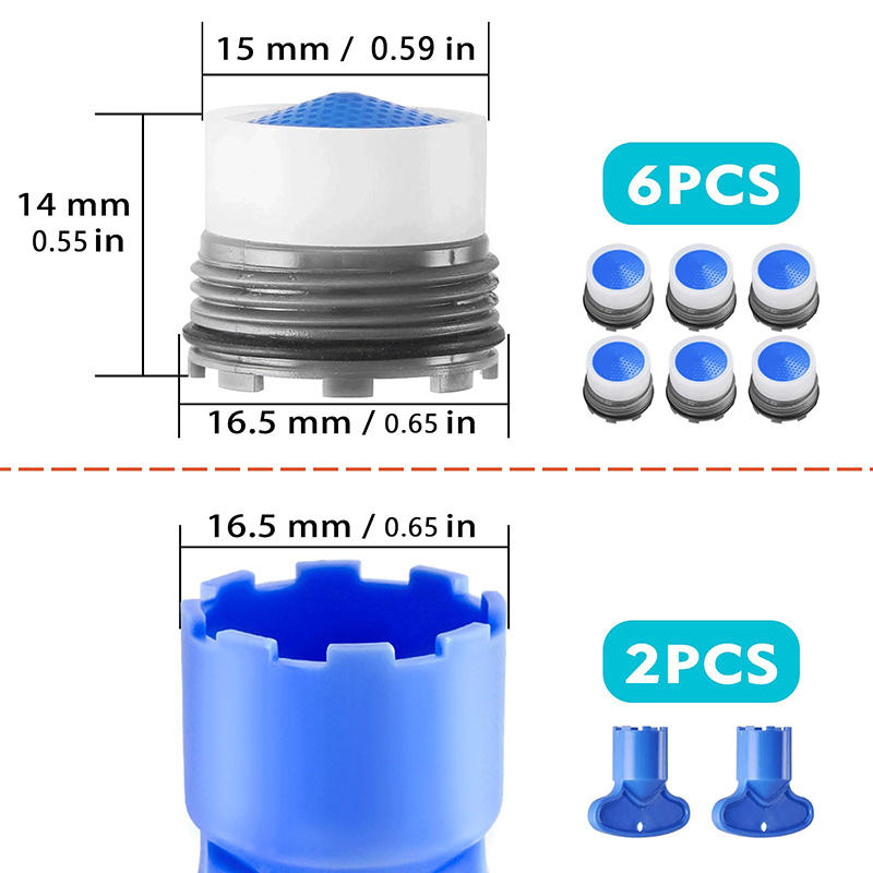 16.5/18.5MM Faucet Aerator Wit - Basin Mixer Tap のレビューと価格