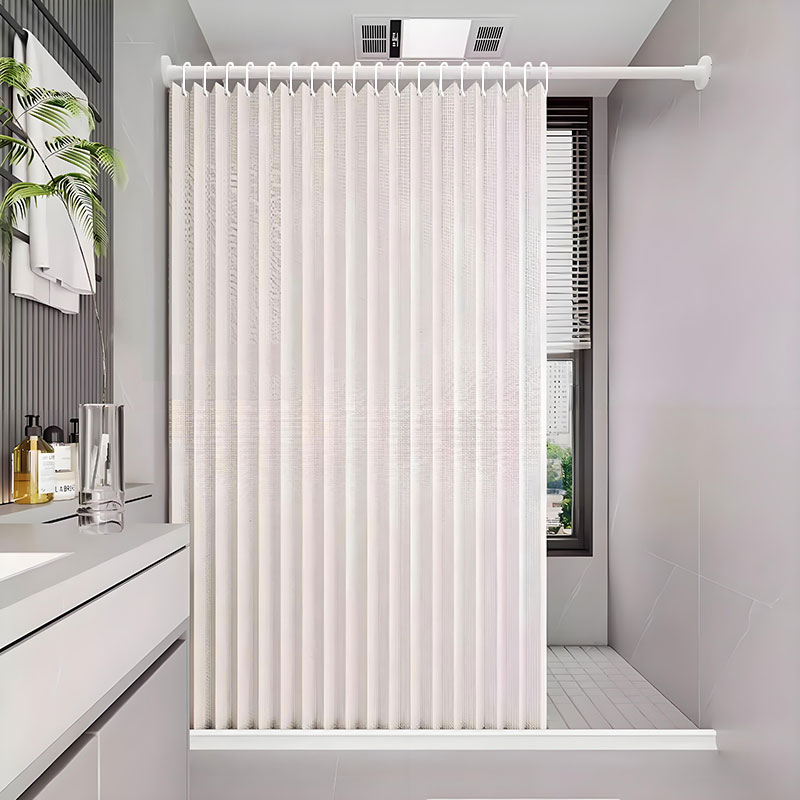 Foldable Magnetic Shower Curta - Home Bathroom Partition のレビューと価格
