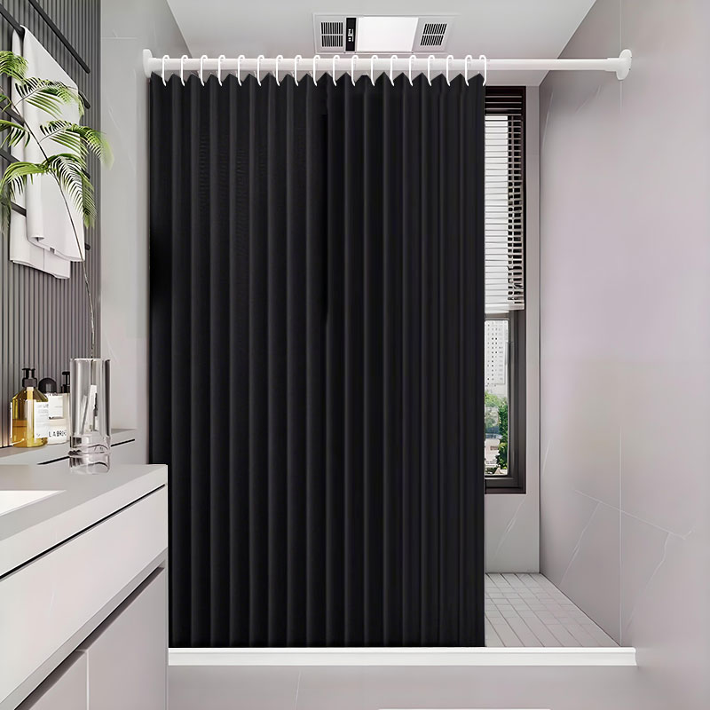 Foldable Magnetic Shower Curta - Home Bathroom Partition のレビューと価格