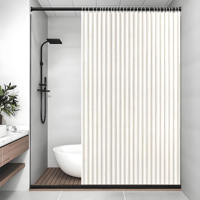 Foldable Magnetic Shower Curta - Home Bathroom Partition のレビューと価格