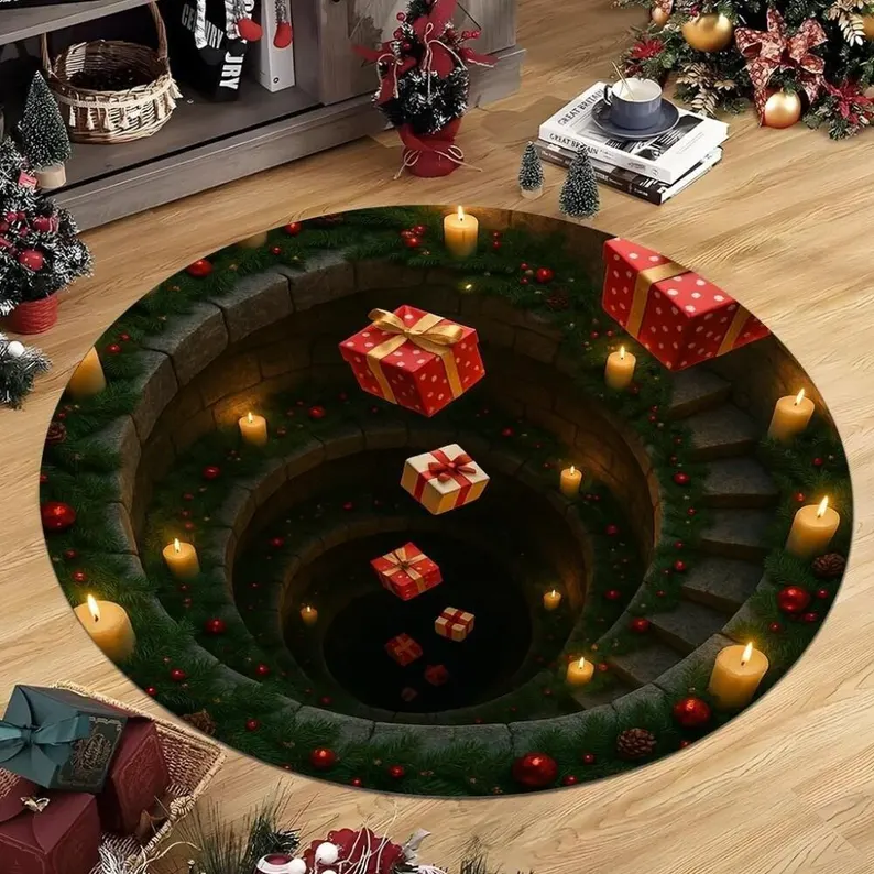 3D Christmas Village Rug Festi - Home Bathroom Design Ideas のレビューと価格