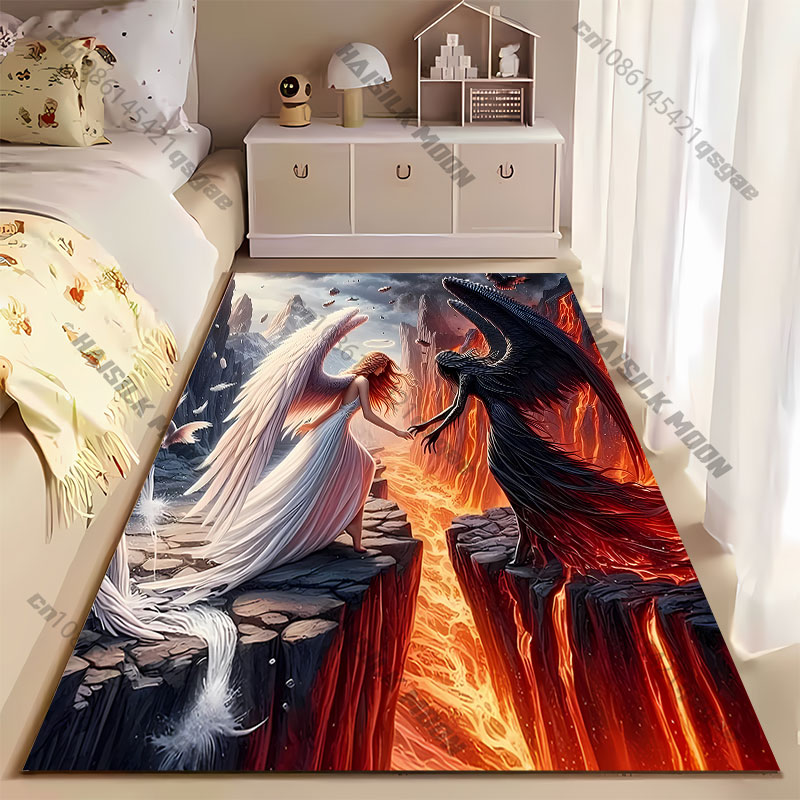 Good versus evil duality carpe - Home Goods Bathroom Rugs のレビューと価格