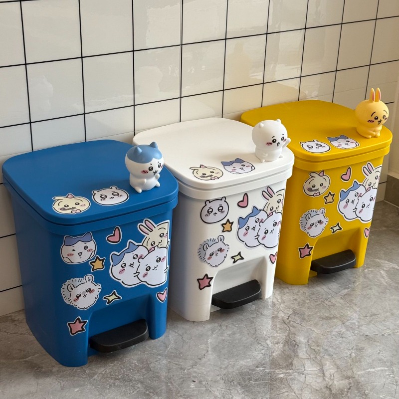 Kawaii Chiikawa Trash Can Foot - Home One Bathroom Accessories のレビューと価格