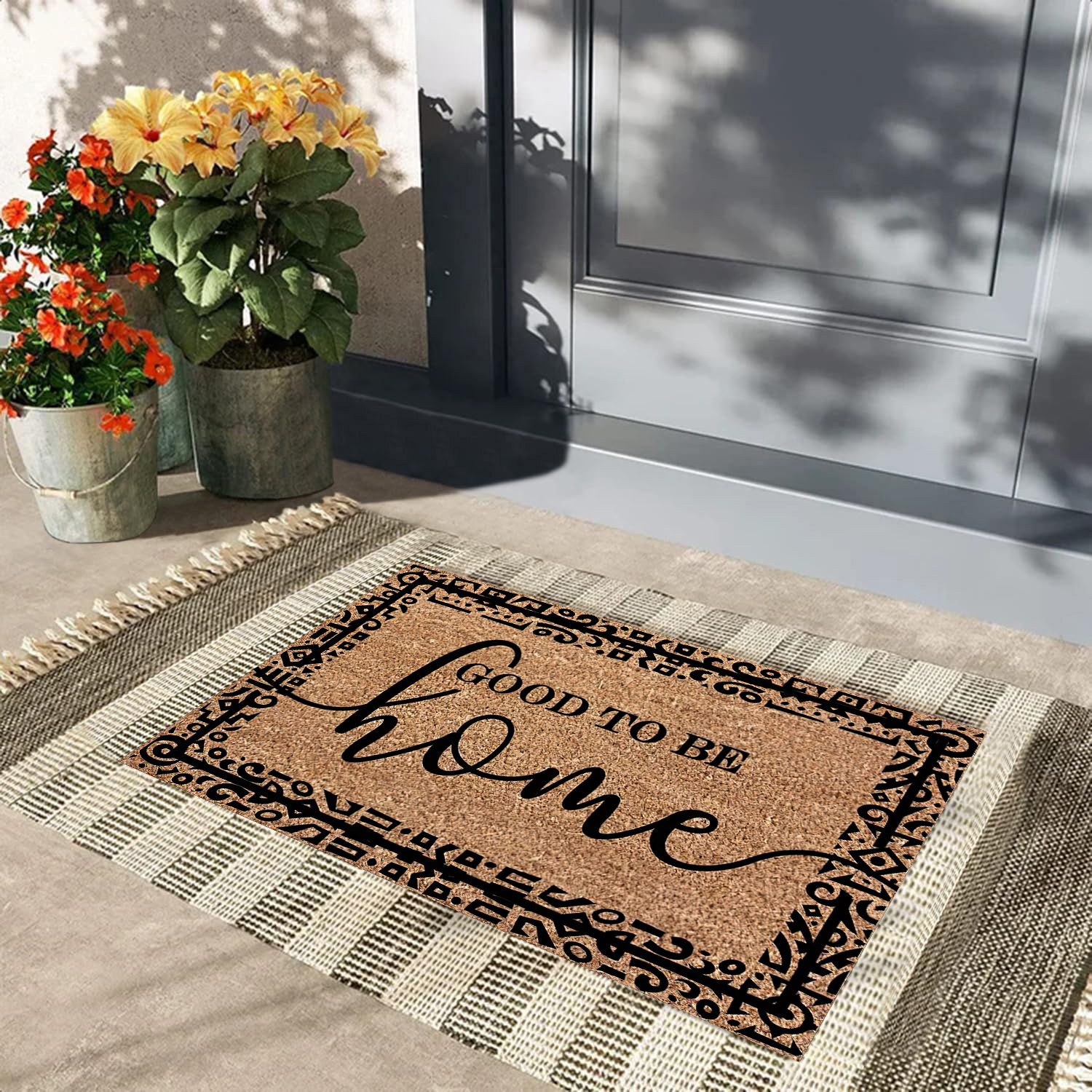 Good To Be Home Doormat Rubber - Home Goods Bathroom Rugs のレビューと価格