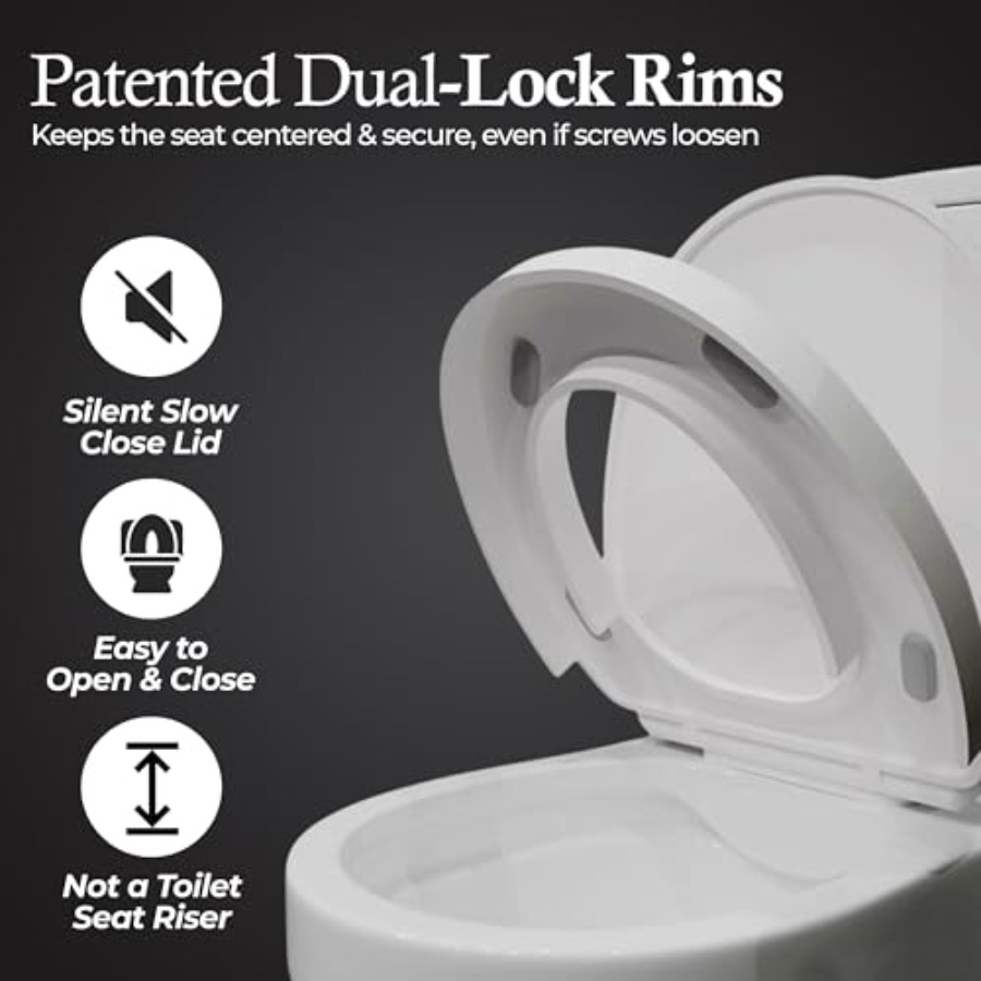 SafeBuns soft close round toil - Home Bathroom Toilet のレビューと価格