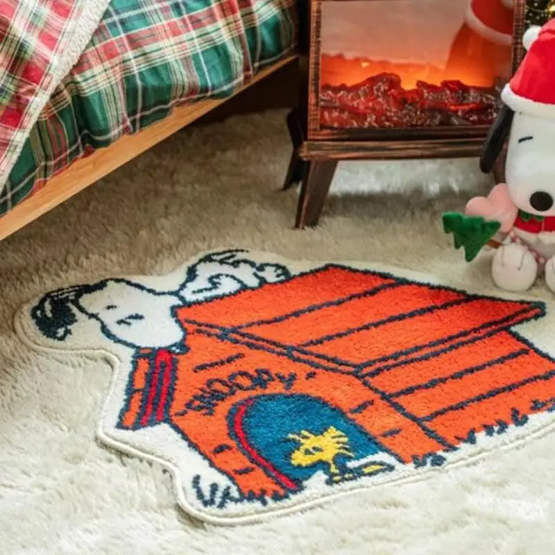 Cute Snoopy Cartoon Floor Mat  - Home Bathroom Door のレビューと価格