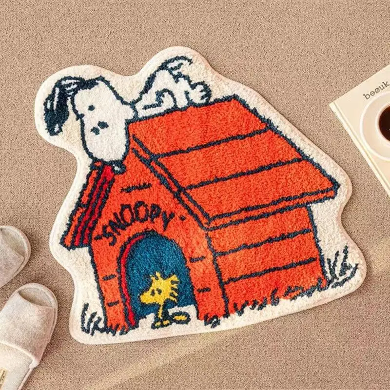 Cute Snoopy Cartoon Floor Mat  - Home Bathroom Door のレビューと価格