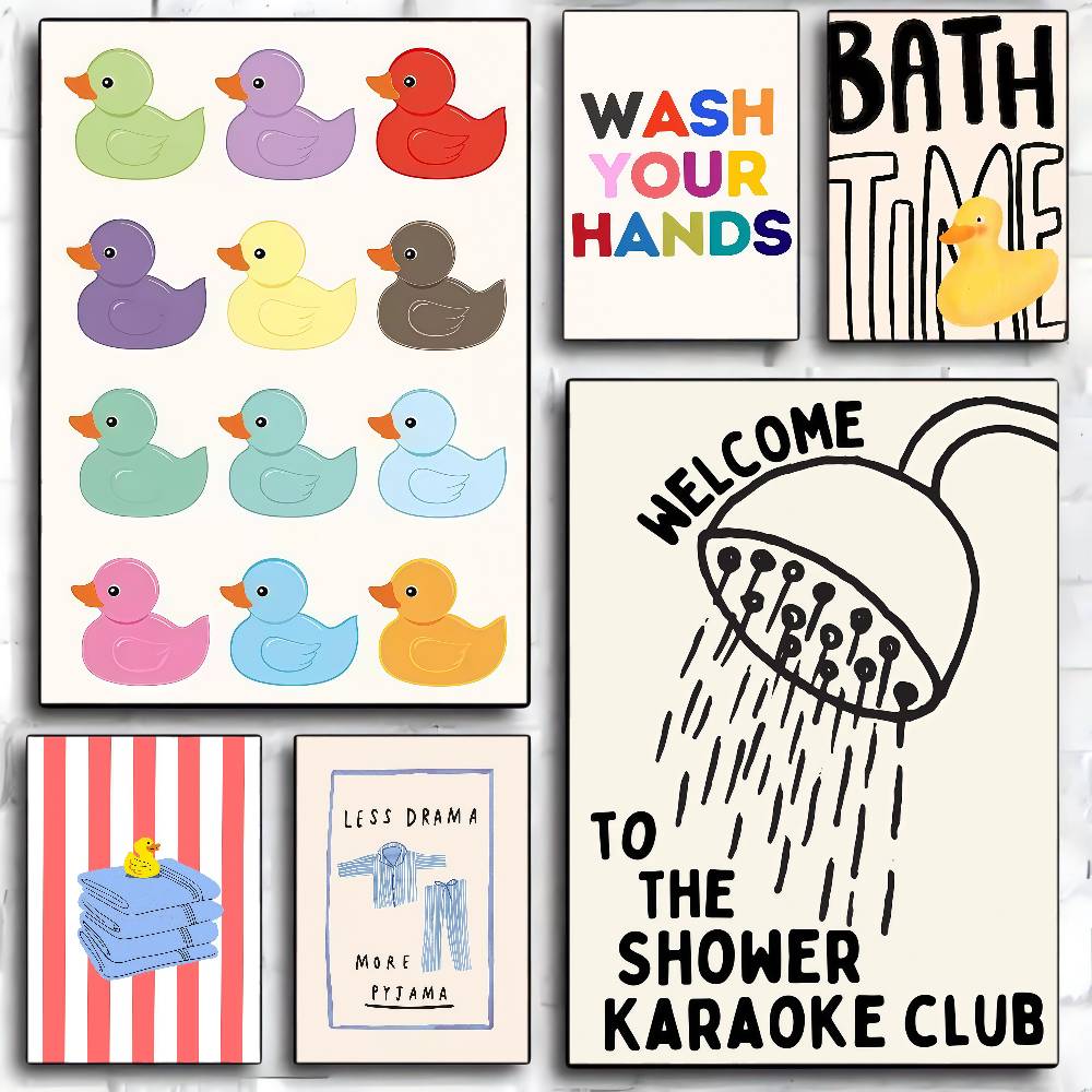 1pc frameless Funny Bathroom R - Home Goods Bathroom Decor のレビューと価格