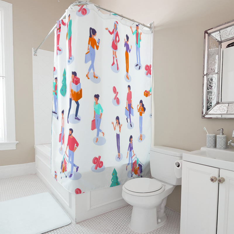 TU Shopping Lovers Shower Curt - Home Bathroom Design Ideas のレビューと価格