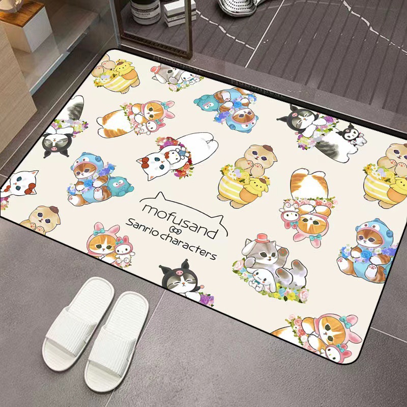 Mofusand Cartoon Diatom Mud Ab - Home Bathroom Door のレビューと価格