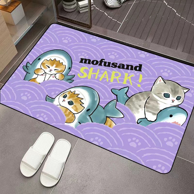 Mofusand Cartoon Diatom Mud Ab - Home Bathroom Door のレビューと価格