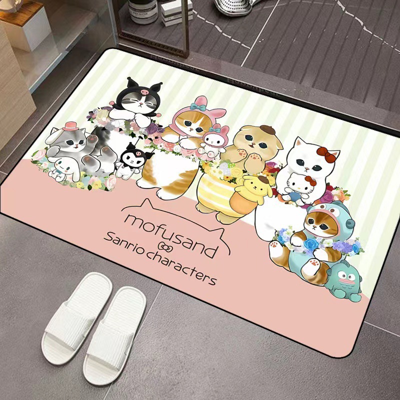 Mofusand Cartoon Diatom Mud Ab - Home Bathroom Door のレビューと価格