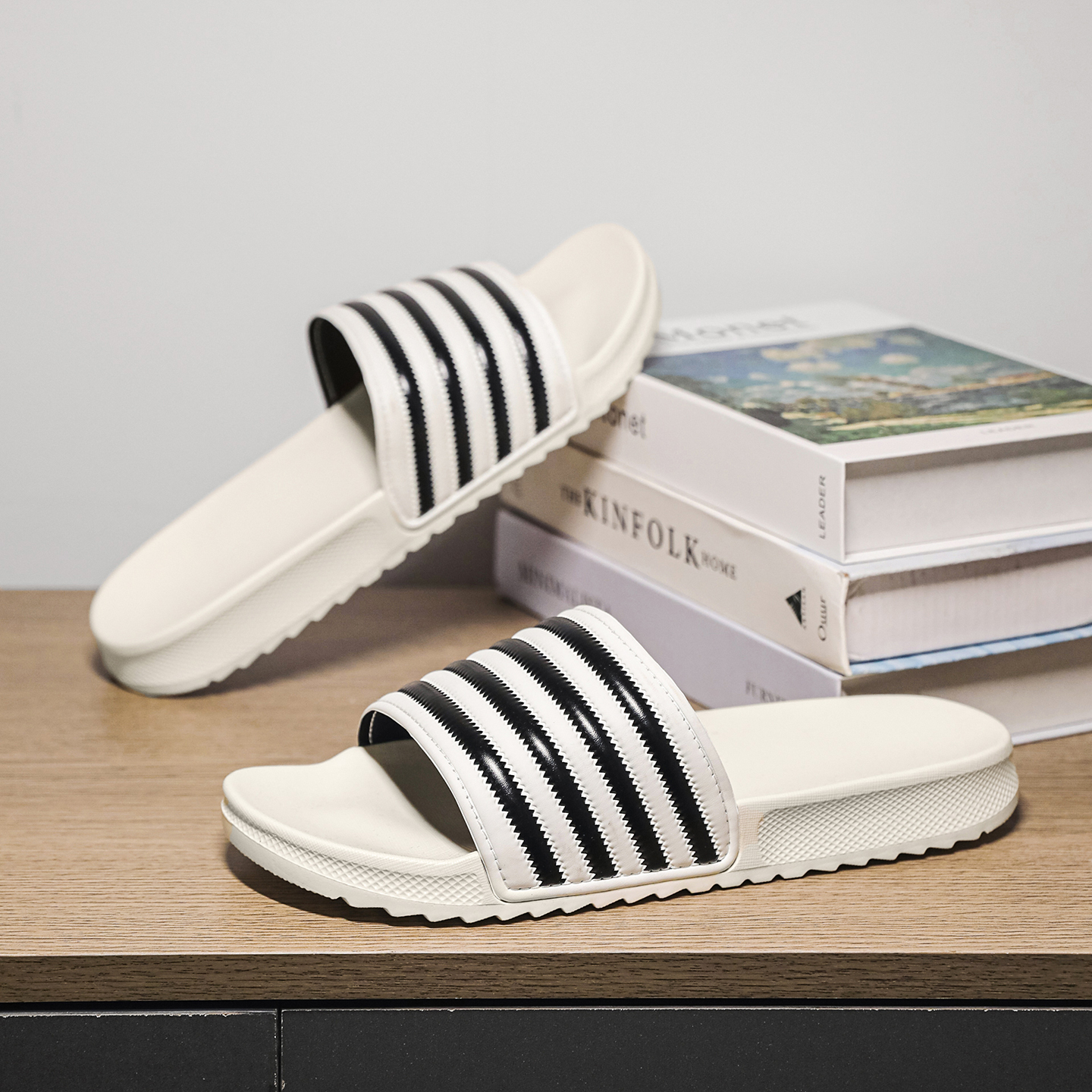 YUYIN Summer Men Slippers Indo - Home Bathroom Colors のレビューと価格