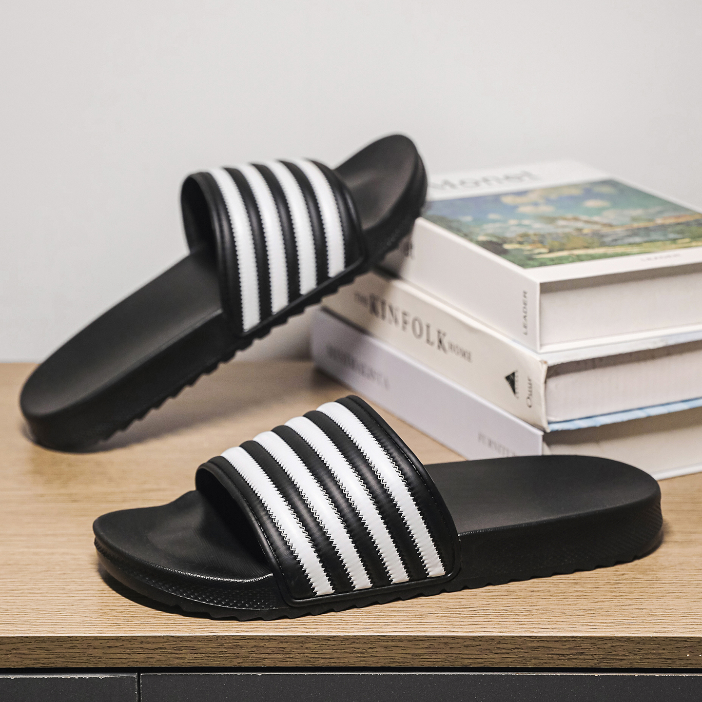 YUYIN Summer Men Slippers Indo - Home Bathroom Colors のレビューと価格