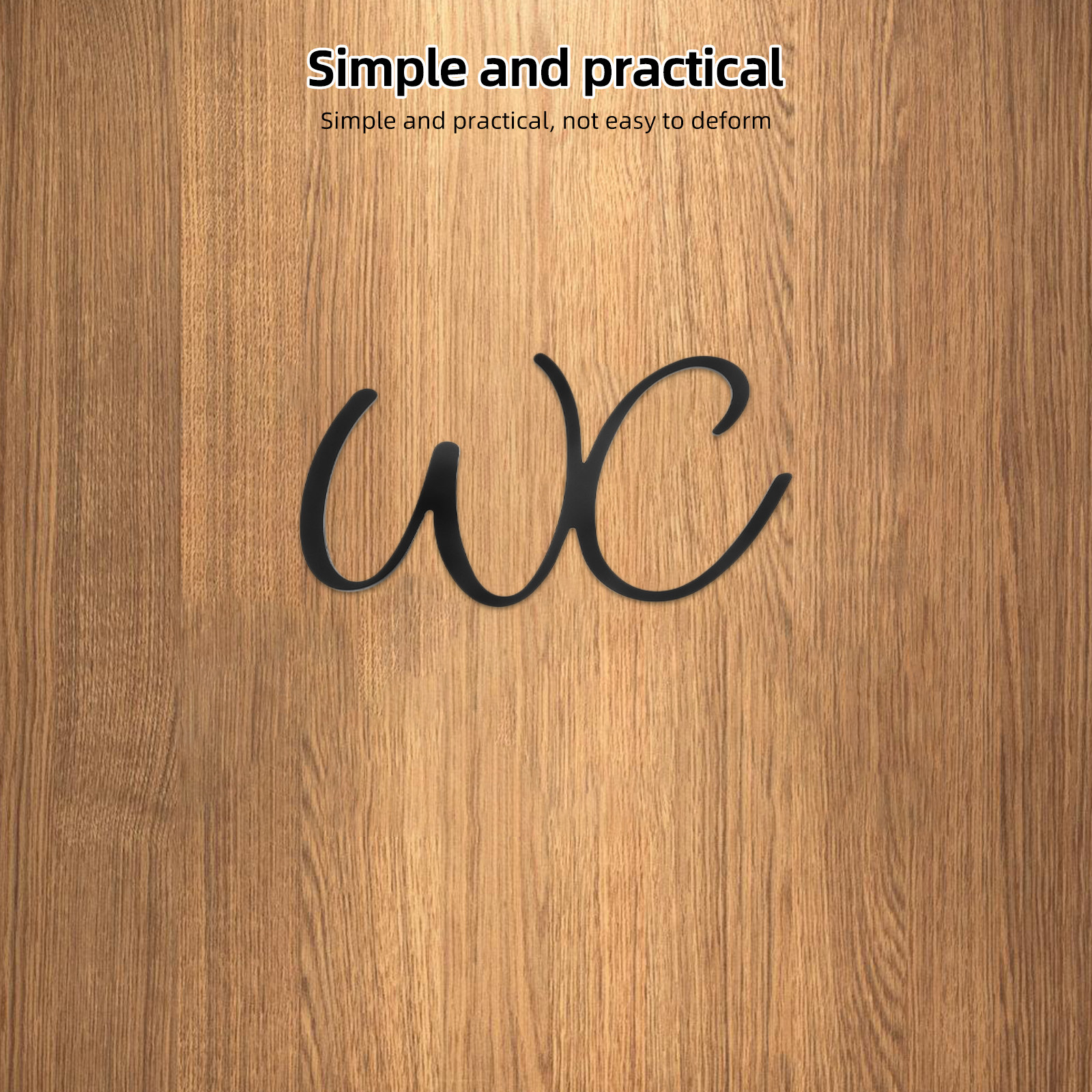 Bathroom Sign Toilet Door Iron - Home Bathroom Door のレビューと価格