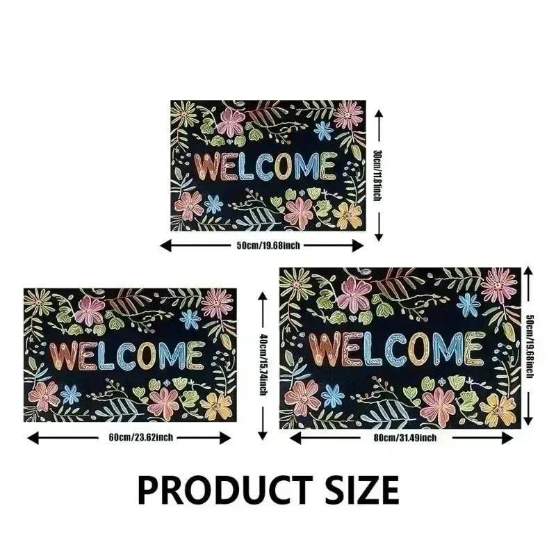Good Vibes Only Welcome Mat -  - Home Goods Bathroom Rugs のレビューと価格