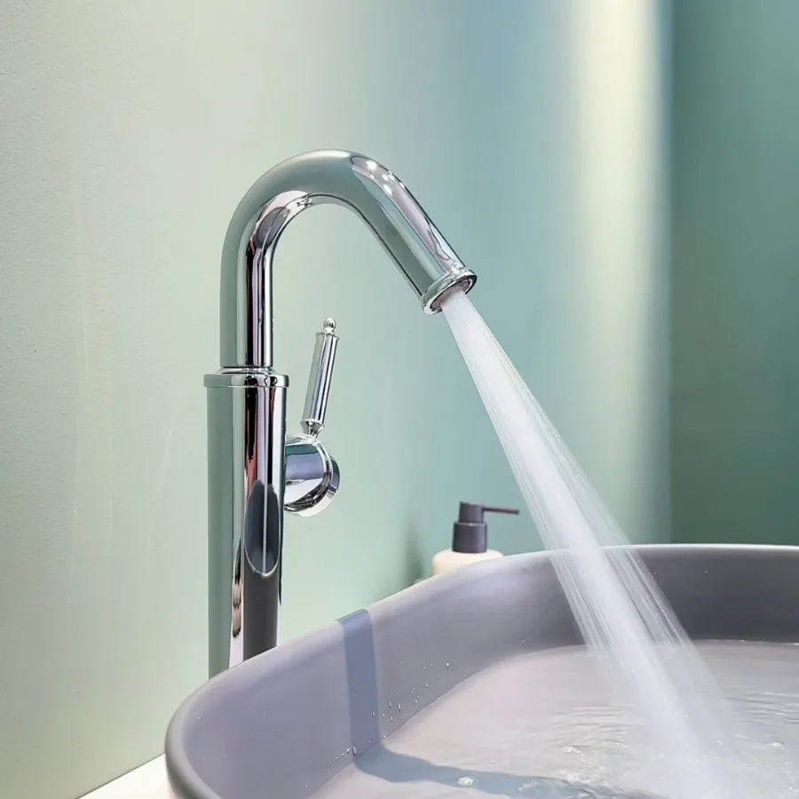 Tall stainless steel mixer tap - Basin Mixer Tap のレビューと価格